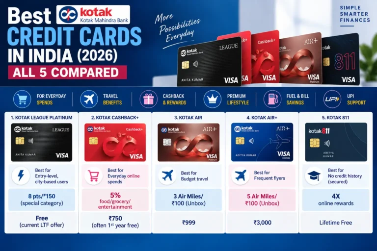 best Kotak Mahindra Bank credit cards